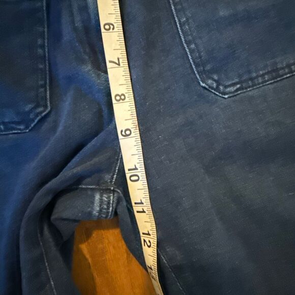 Anthropologie Maeve high rise patch pocket slim straight jeans 27 - Picture 7 of 11